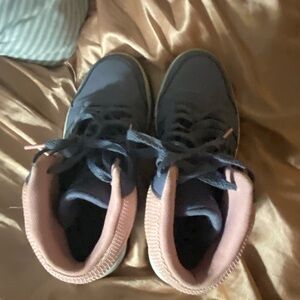 Adidas Blue and Pink Sneakers Breathable Mesh Low-Top